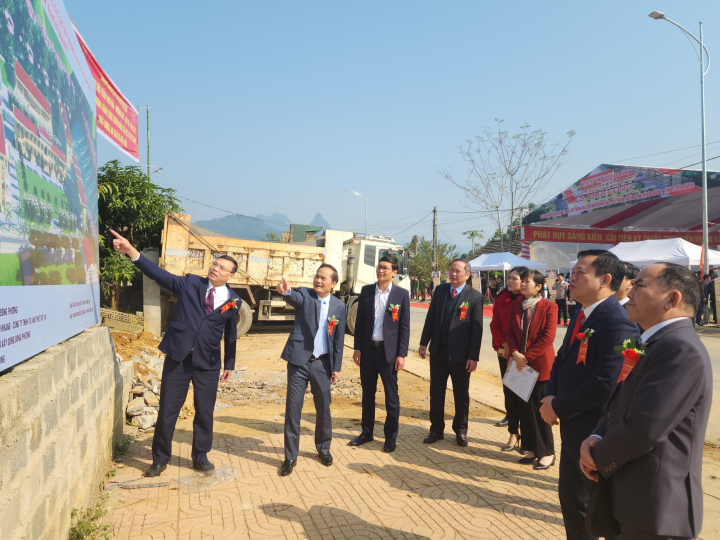 Ngành điện tài trợ  xây Trường phổ thông dân tộc nội trú ở Tuyên Quang - Ảnh 2