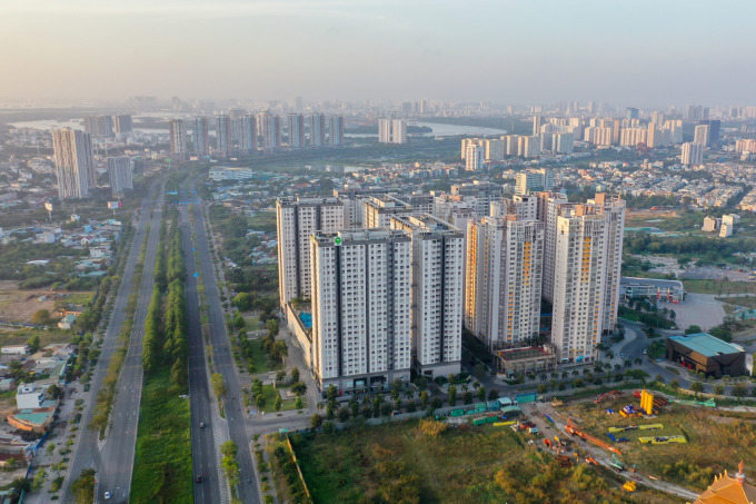 Thị trường căn hộ tại TP Hồ Chí Minh có xu hướng tăng nhẹ. Ảnh: Quỳnh Trần
