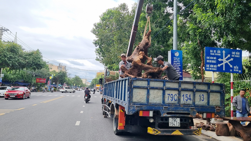 Một số cửa h&agrave;ng đồ gỗ v&agrave; c&acirc;y cảnh, bon-sai đ&atilde; tiến h&agrave;nh thu dọn v&agrave;o chiều 29 Tết. Ảnh: Trung Vũ.