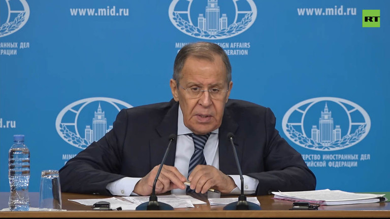 Ngoại trưởng Nga Sergey Lavrov. Ảnh: RT