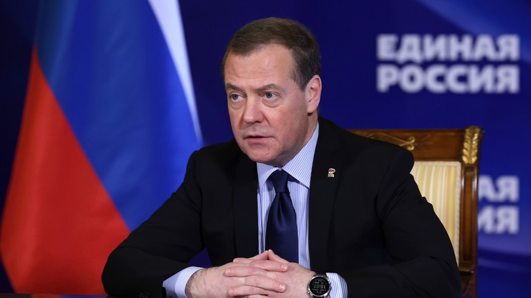 Ph&oacute; Chủ tịch Hội đồng An ninh Nga Dmitry Medvedev. Ảnh: RT