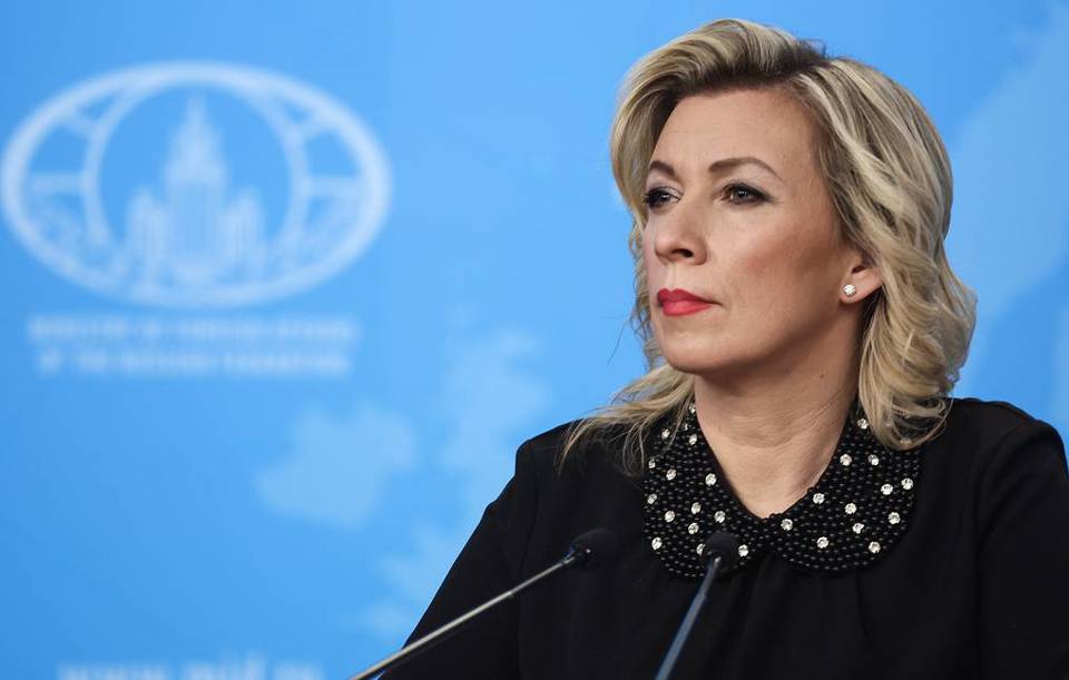 Người ph&aacute;t ng&ocirc;n Bộ Ngoại giao Nga Maria Zakharova. Ảnh: Tass