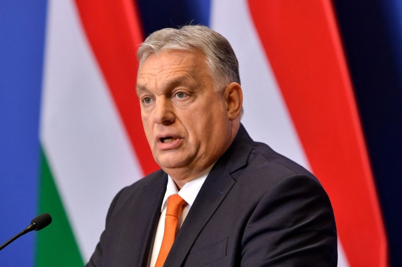 Thủ tướng Hungary Viktor&nbsp;Orb&aacute;n ph&aacute;t biểu tại cuộc họp b&aacute;o ở Budapest h&ocirc;m 21/12/2022. Ảnh: Reuters