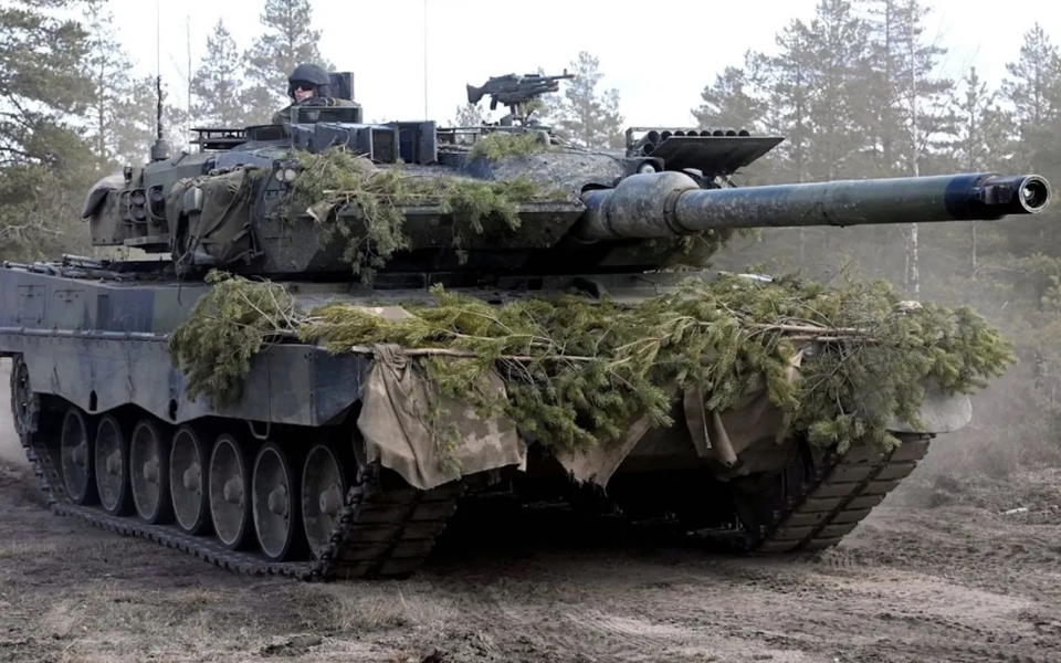 Xe tăng Leopard của Đức. Ảnh: Twitter.