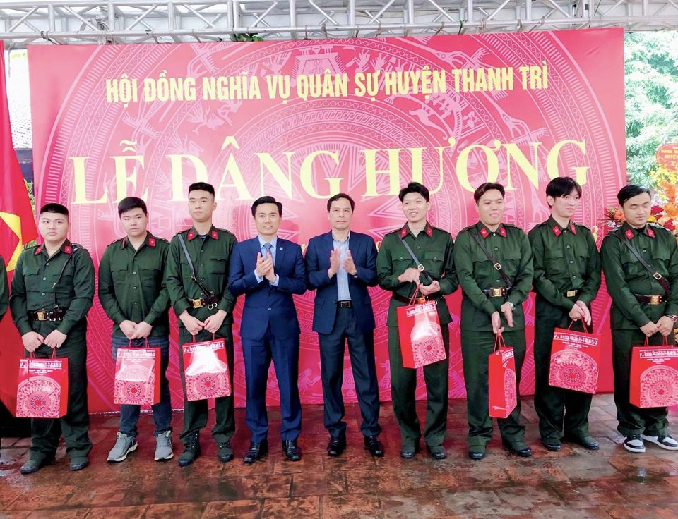 175 tân binh huyện Thanh Trì dâng hương tưởng nhớ Lão tướng  Phạm Tu - Ảnh 4