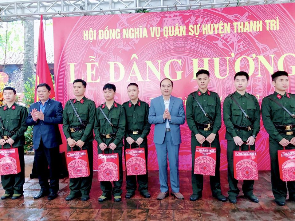 175 tân binh huyện Thanh Trì dâng hương tưởng nhớ Lão tướng  Phạm Tu - Ảnh 5