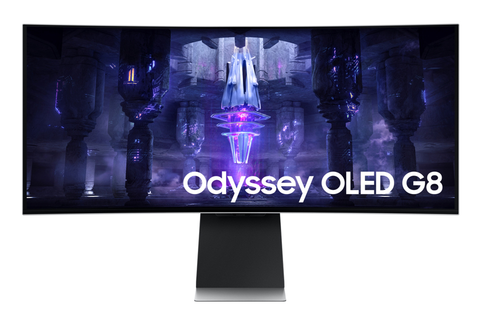 Odyssey OLED G8 34 inch với gi&aacute; đặt trước l&agrave; 1.400 USD. Ảnh: Samsung