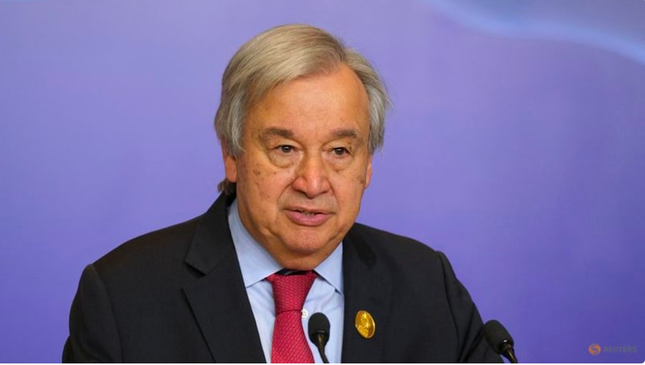 Tổng thư k&yacute; LHQ Antonio Guterres. Ảnh: Reuters &nbsp;