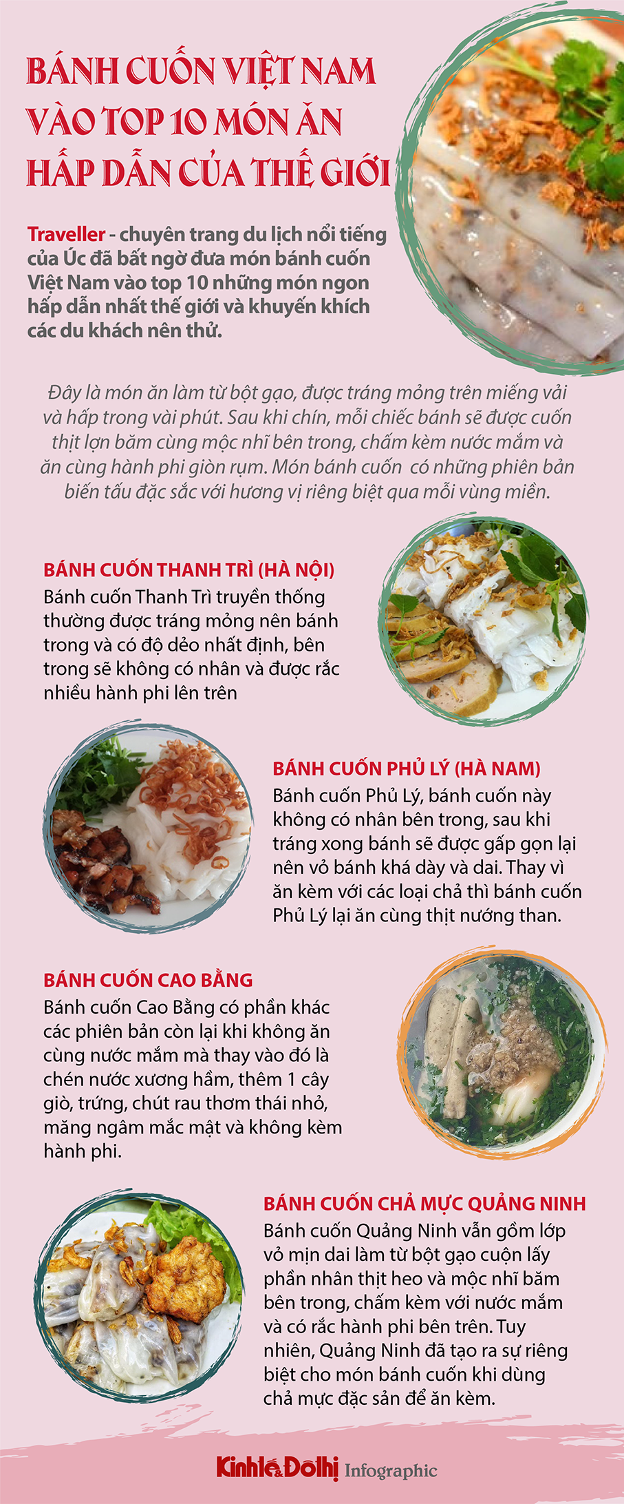 Bánh cuốn Việt Nam vào top 10 món ngon hấp dẫn nhất thế giới - Ảnh 1