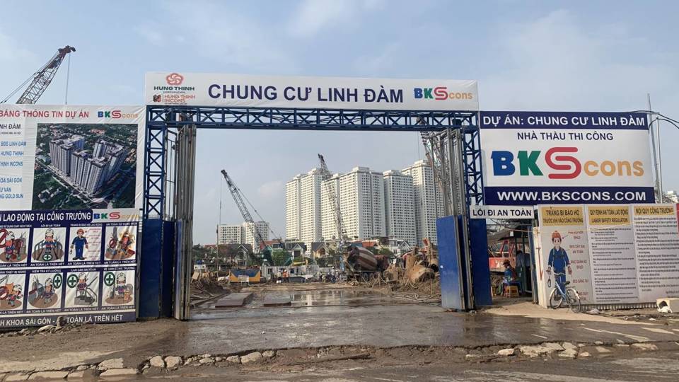 Dự &aacute;n Chung cư Hanoi Melody của Hưng Thịnh Land đang triển khai. Ảnh minh họa.