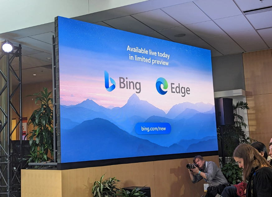 Microsoft cập nhật Bing v&agrave; Edge mới t&iacute;ch hợp ChatGPT. Ảnh:&nbsp;Frederic Lardinois