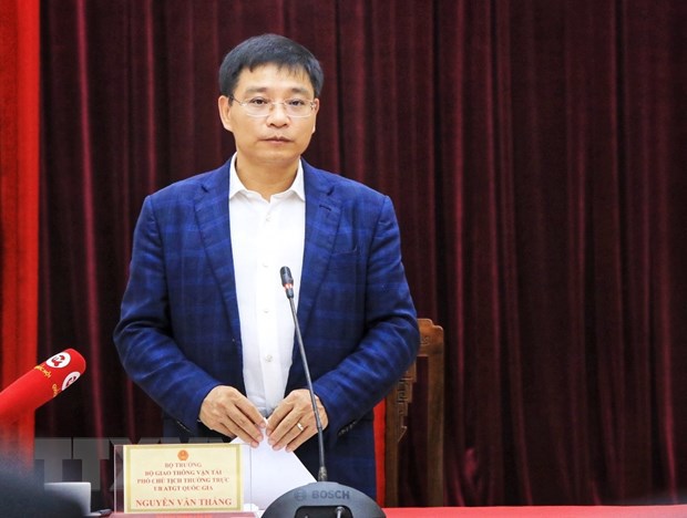 Bộ trưởng Bộ GTVT Nguyễn Văn Thắng ph&aacute;t biểu tại Hội nghị Tổng kết c&ocirc;ng t&aacute;c bảo đảm TTATGT năm 2022 v&agrave; triển khai nhiệm vụ năm 2023.