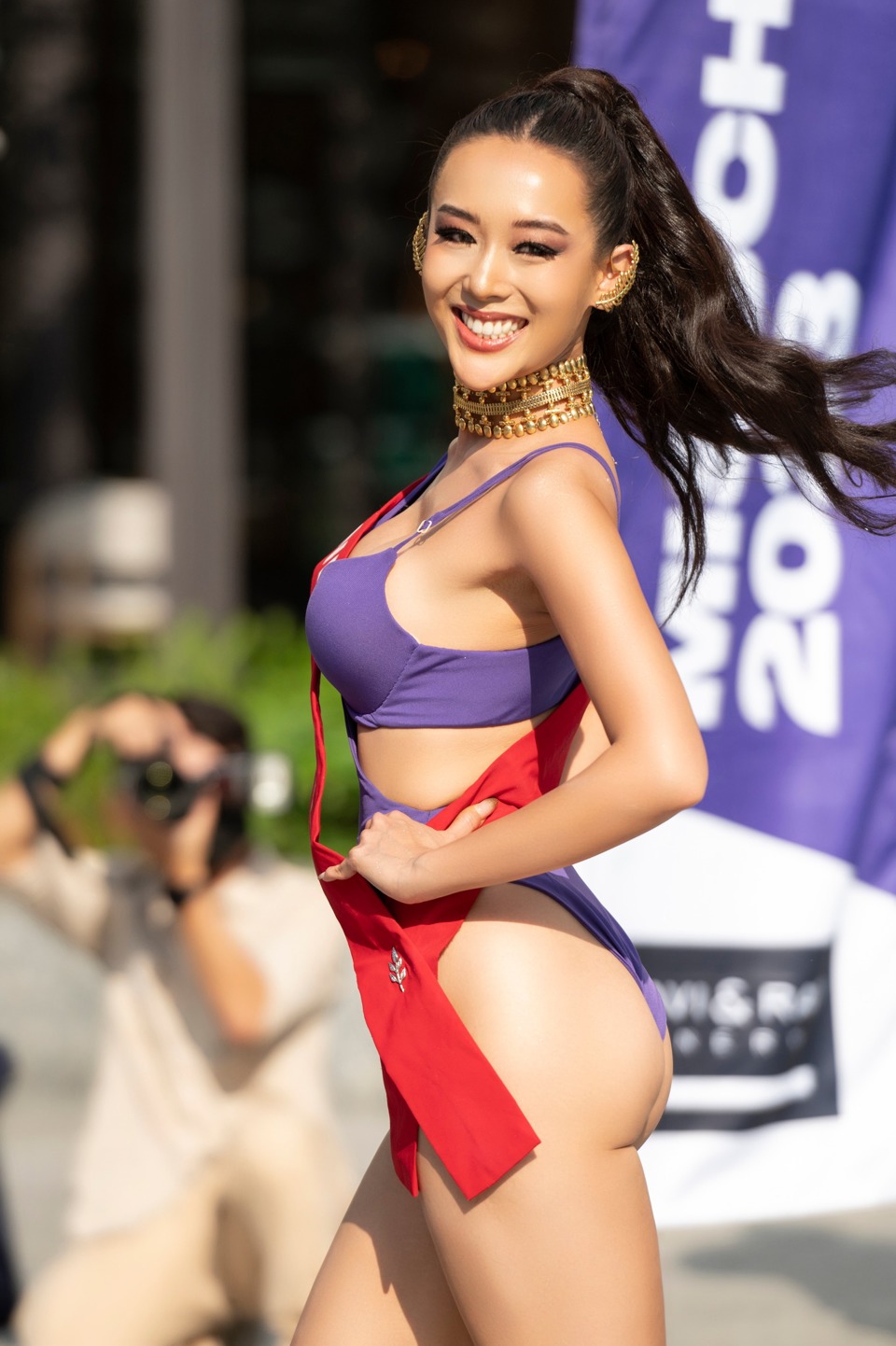 Khoảnh khắc đẹp xuất thần của thí sinh Miss Charm 2023 khi mặc bikini - Ảnh 21