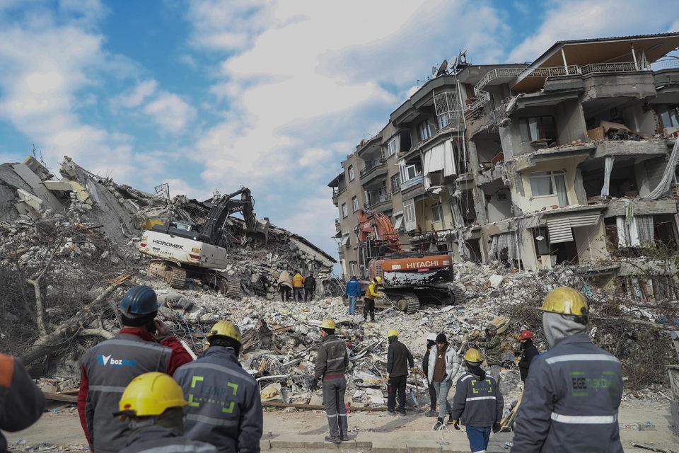 Cảnh đổ n&aacute;t sau trận động đất tại Hatay, Thổ Nhĩ Kỳ, ng&agrave;y 11/2. Ảnh: AFP