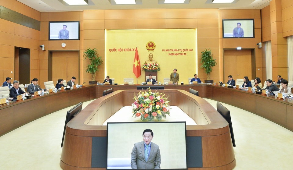 Ph&oacute; Chủ tịch Quốc hội Nguyễn Khắc Định ph&aacute;t biểu kết luận