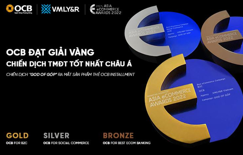 Thẻ OCB nhận giải Vàng Best eCommerce Campaign - The Asia eCommercse Award - Ảnh 1