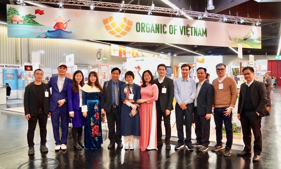 Biofach 2023 đang diễn ra tại CHLB Đức c&oacute; sự tham gia của 10 doanh nghiệp Việt Nam, trong đ&oacute; c&oacute; 4 doanh nghiệp của TP H&agrave; Nội.