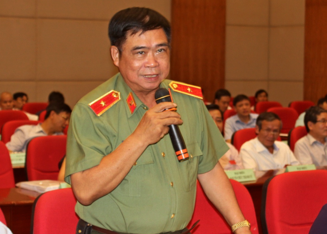 Thiếu tướng Đỗ Hữu Ca khi c&ograve;n đương chức.