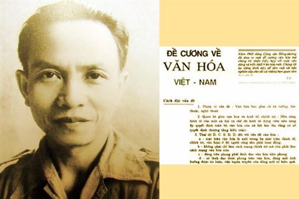 Đề cương về văn h&oacute;a Việt Nam do Tổng B&iacute; thư Trường Chinh khởi thảo. Ảnh: Tư liệu.