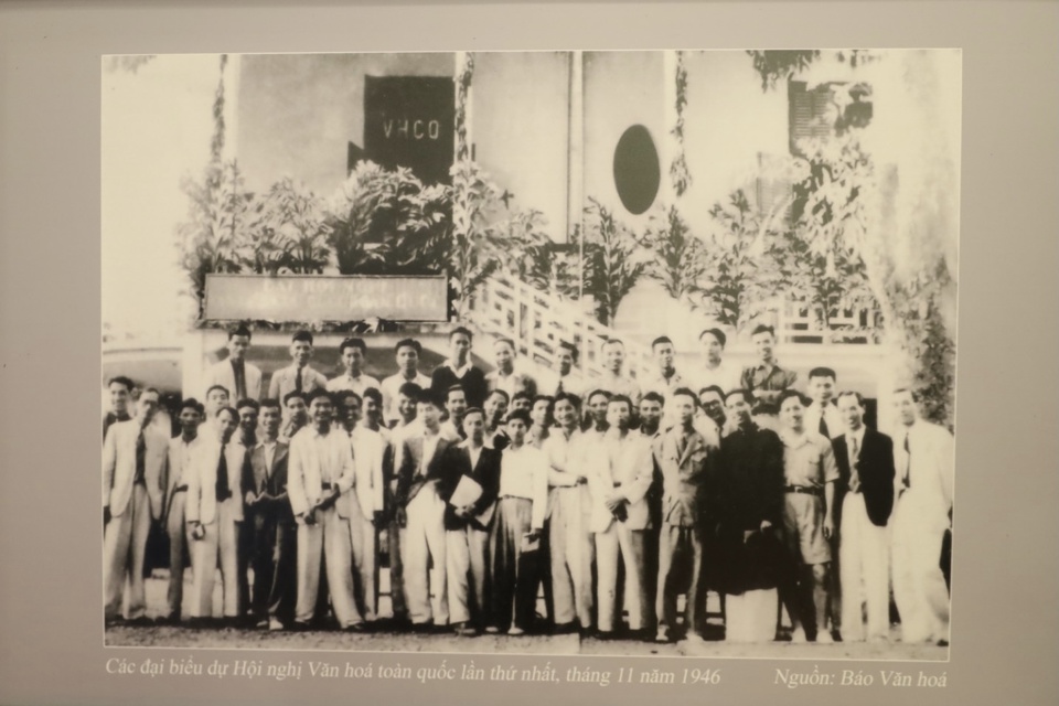 C&aacute;c đại biểu dự Hội nghị Văn ho&aacute; to&agrave;n quốc lần thứ nhất, thấng 11/1946.