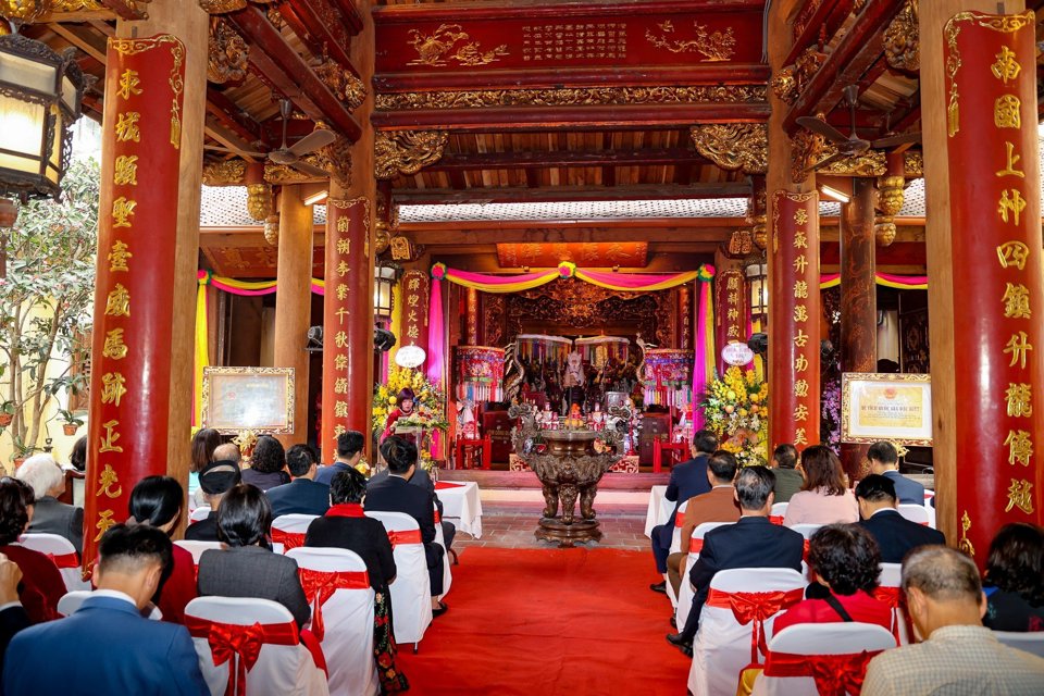 Quận Hoàn Kiếm: Khai mạc Lễ hội truyền thống Đền Bạch Mã - Ảnh 1