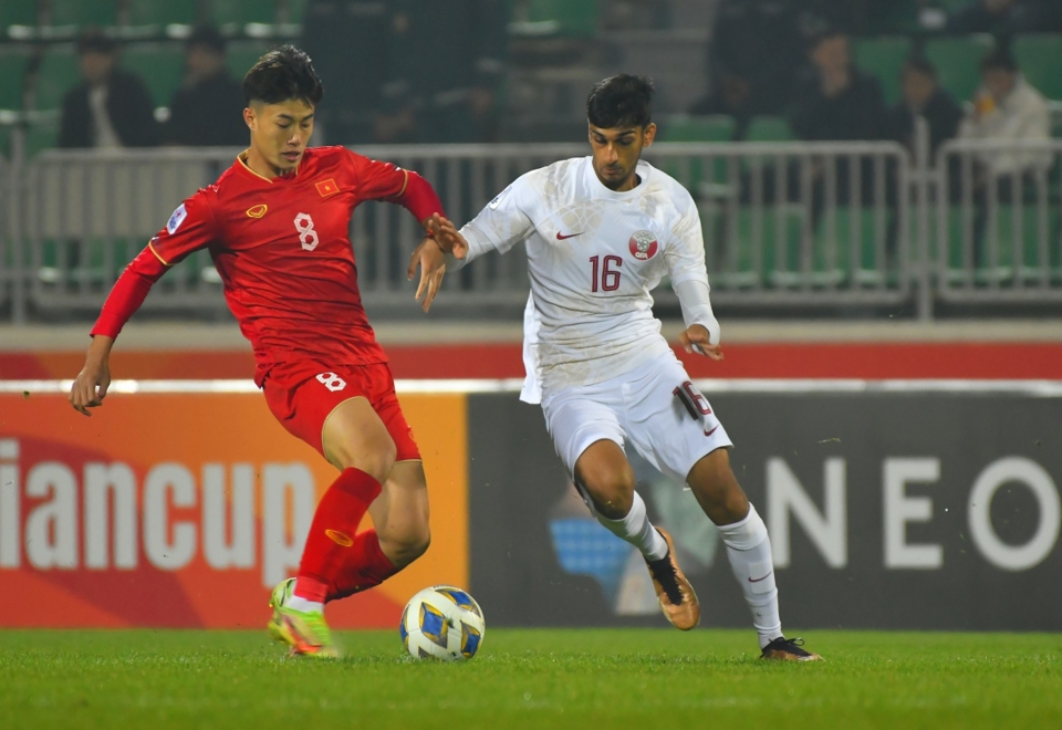 U20 Qatar gặp nhiều kh&oacute; khăn trước U20 Việt Nam. Ảnh: AFC.