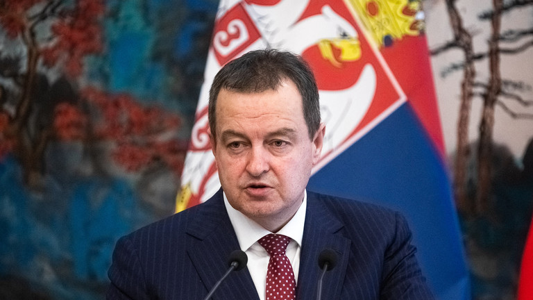 Ngoại trưởng Serbia Ivica Dacic. Ảnh: RT