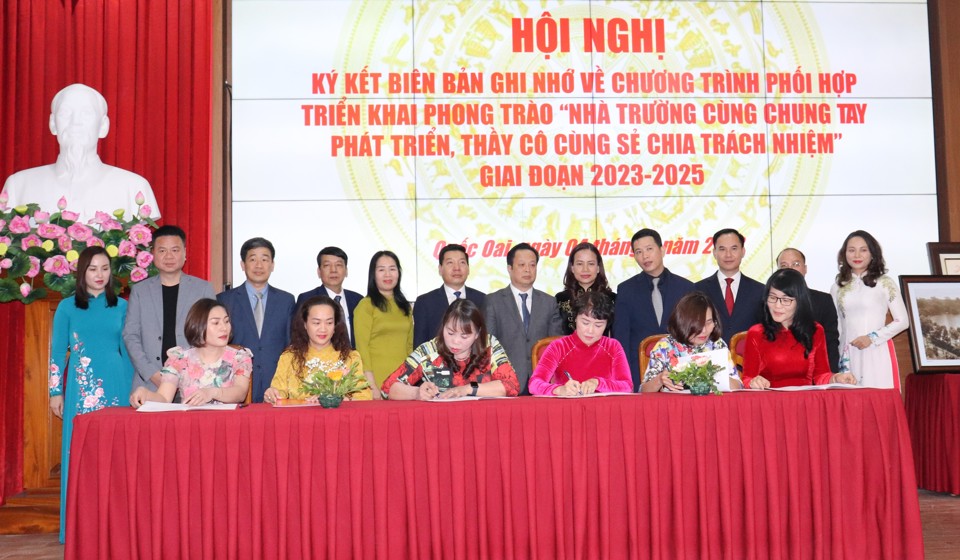 Quận Hoàn Kiếm và huyện Quốc Oai phối hợp phát triển ngành giáo dục - Ảnh 3