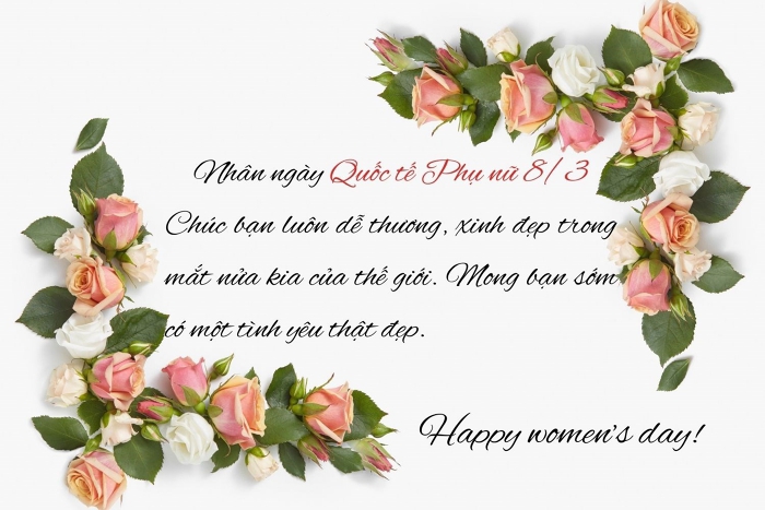 9 mẫu thiệp chúc mừng ngày 83 độc đáo ý nghĩa dành tặng những phụ nữ thân  yêu