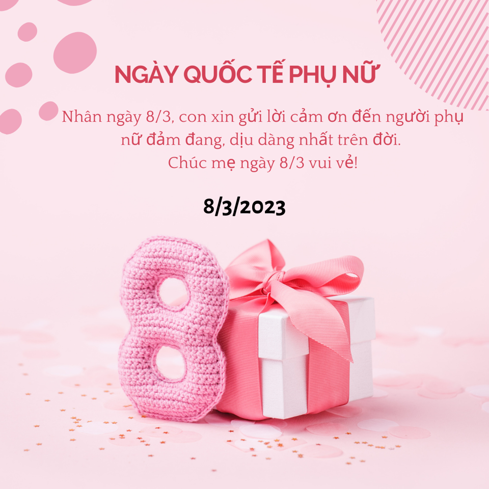 Chào mừng Ngày Quốc tế Phụ nữ 8/3