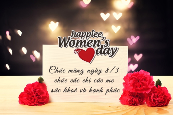 Hướng dẫn tạo thiệp chúc mừng ngày Quốc tế Phụ nữ 83 online