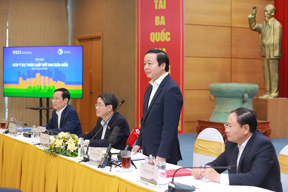 Phó Thủ tướng Trần Hồng Hà phát biểu tại hội nghị. Ảnh: Chinhphu.vn