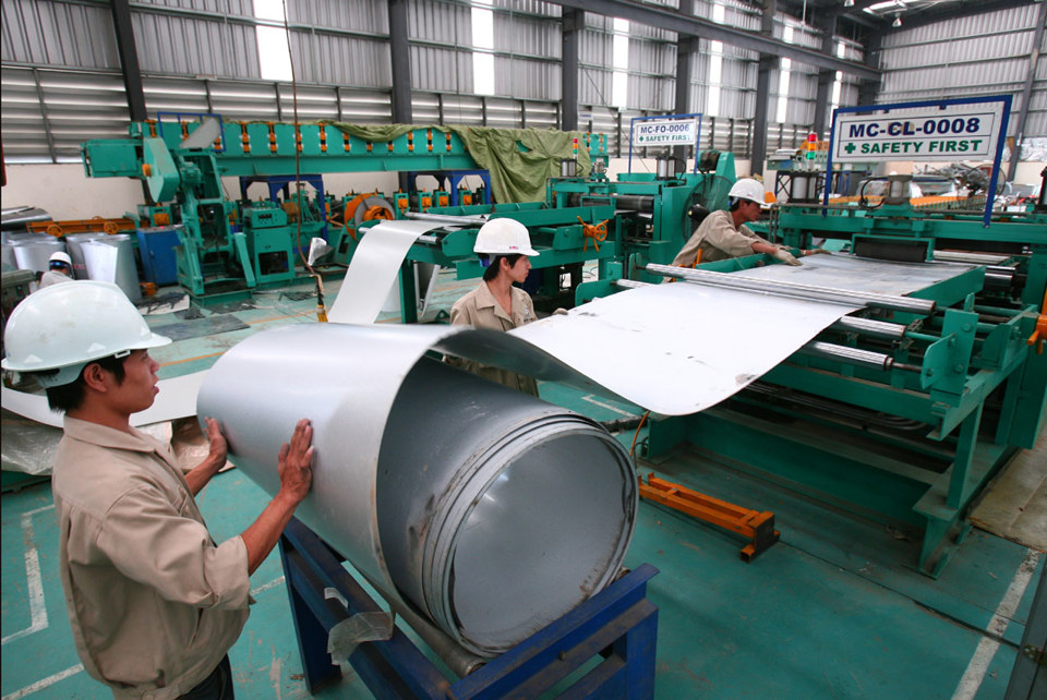 Các DN sản xuất vật liệu xây dựng thận trọng với kế hoạch kinh doanh năm 2023. Ảnh: Việt Linh
