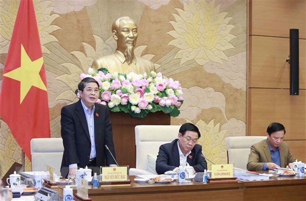 Ph&oacute; Chủ tịch Quốc hội Nguyễn Đức Hải ph&aacute;t biểu. (Ảnh: Do&atilde;n Tấn/TTXVN)