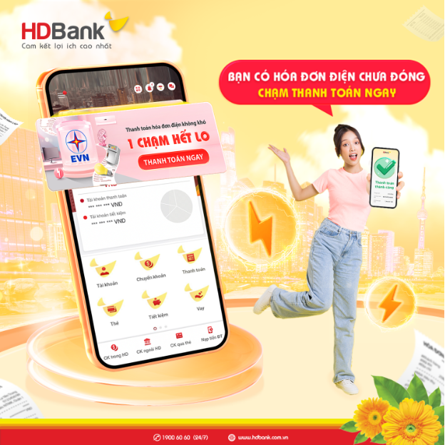 Tính năng '1 chạm' nâng cấp độ cho App HDBank - Ảnh 1