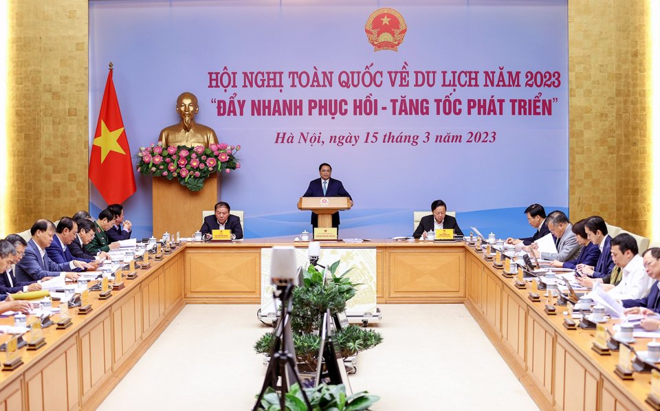 Quang cảnh Hội nghị to&agrave;n quốc về du lịch 2023