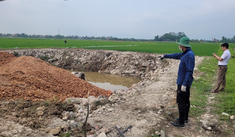 Giếng l&agrave;ng tại th&ocirc;n Ban Long, x&atilde; Quang Lộc nơi c&oacute; 4 người bị đuối nước thương t&acirc;m