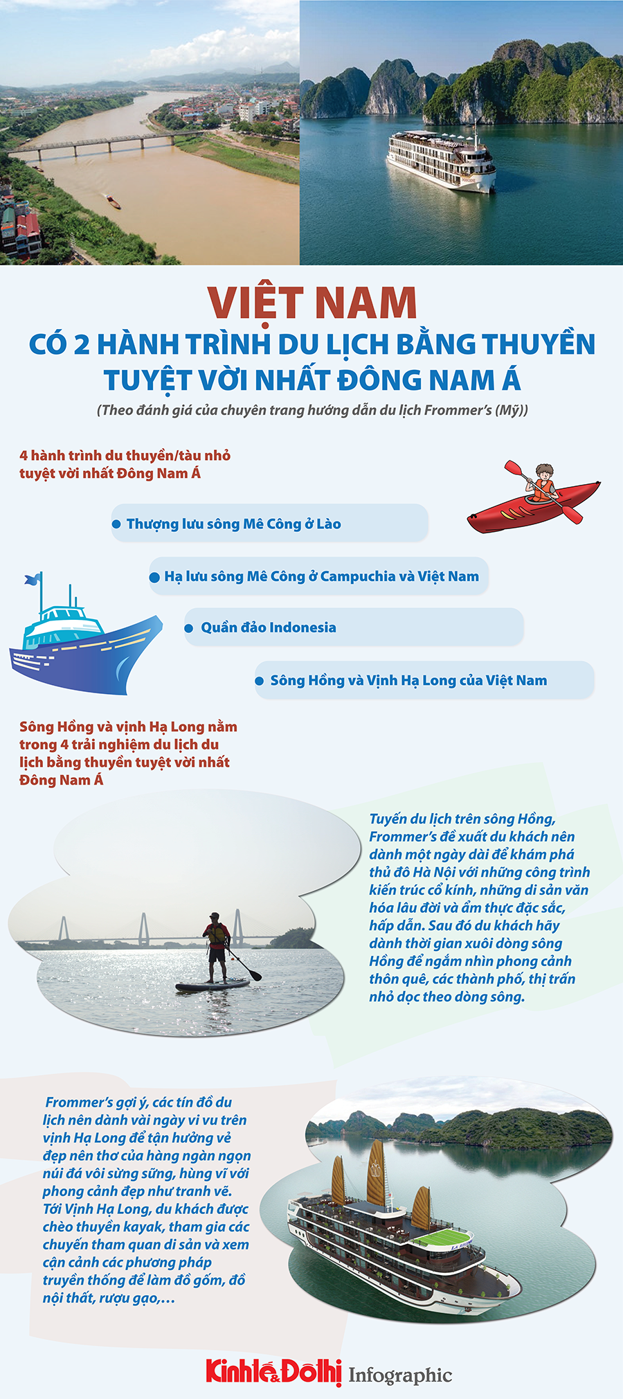 Việt Nam có 2 tuyến du lịch bằng thuyền tuyệt vời nhất Đông Nam Á - Ảnh 1