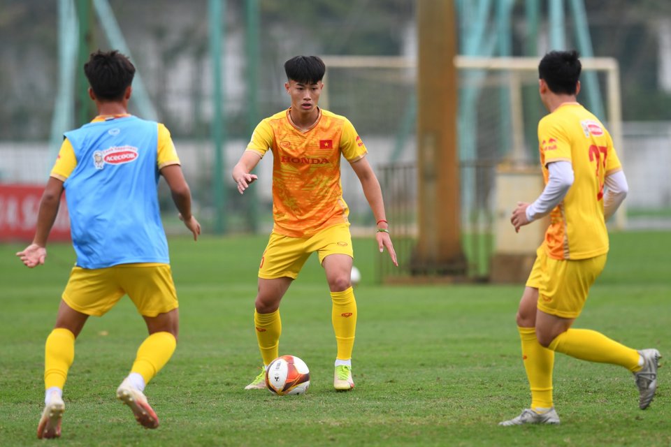 U23 Việt Nam tham dự Giải quốc tế U23 Cup &ndash; Doha, Qatar 2023. Ảnh: Ngọc T&uacute;