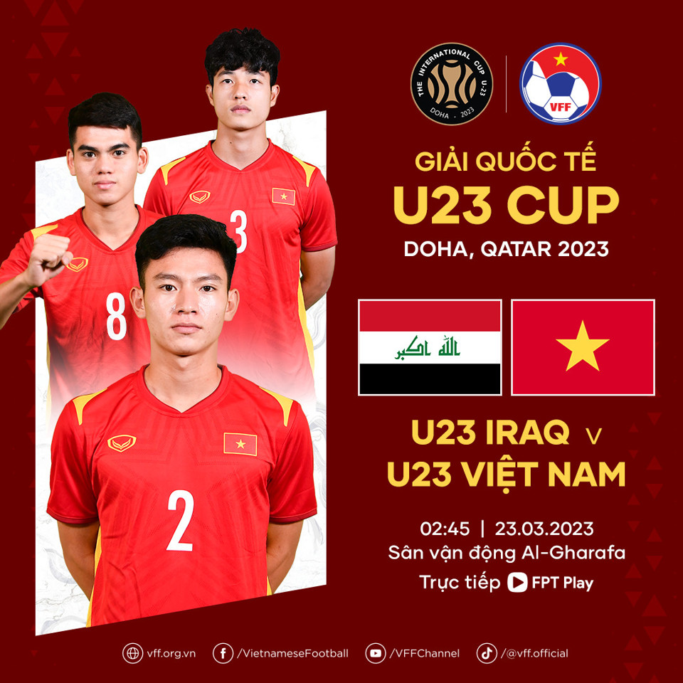 Trực tiếp U23 Iraq vs U23 Việt Nam: HLV Philippe Troussier chính thức ra mắt - Ảnh 1