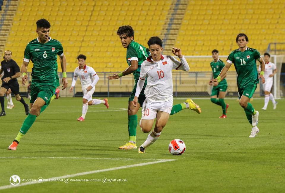 U23 Việt Nam thua 0-3 trước U23 Iraq tại&nbsp;giải đấu giao hữu quốc tế&nbsp;U23 Cup Doha- Qatar 2023.
