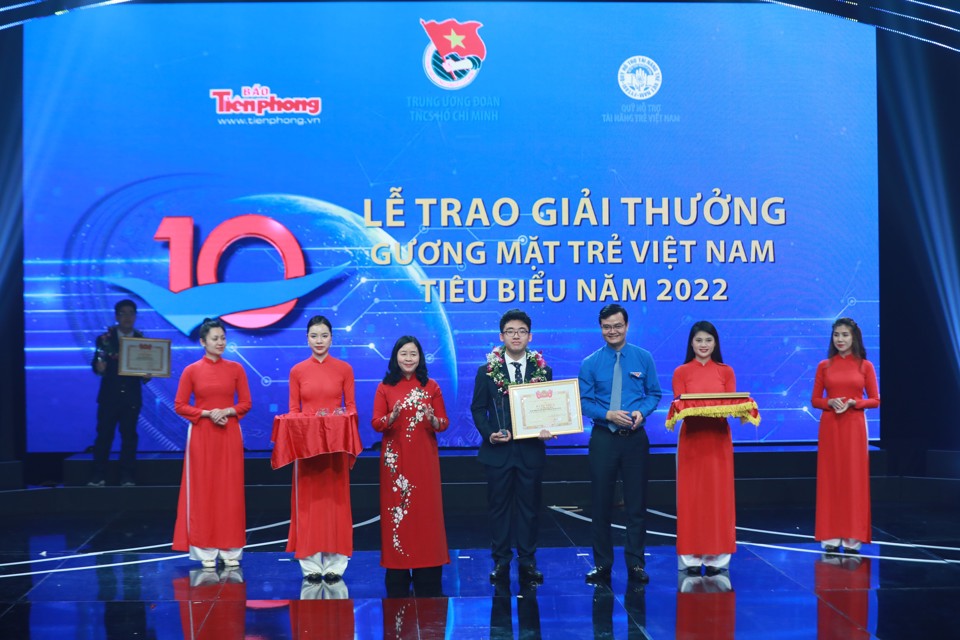 Võ Hoàng Hải là 1 trong 10 Gương mặt trẻ Việt Nam tiêu biểu năm 2022