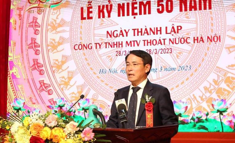 Ph&oacute; Chủ tịch UBND TP Nguyễn Trọng Đ&ocirc;ng ph&aacute;t biểu tại buổi lễ.