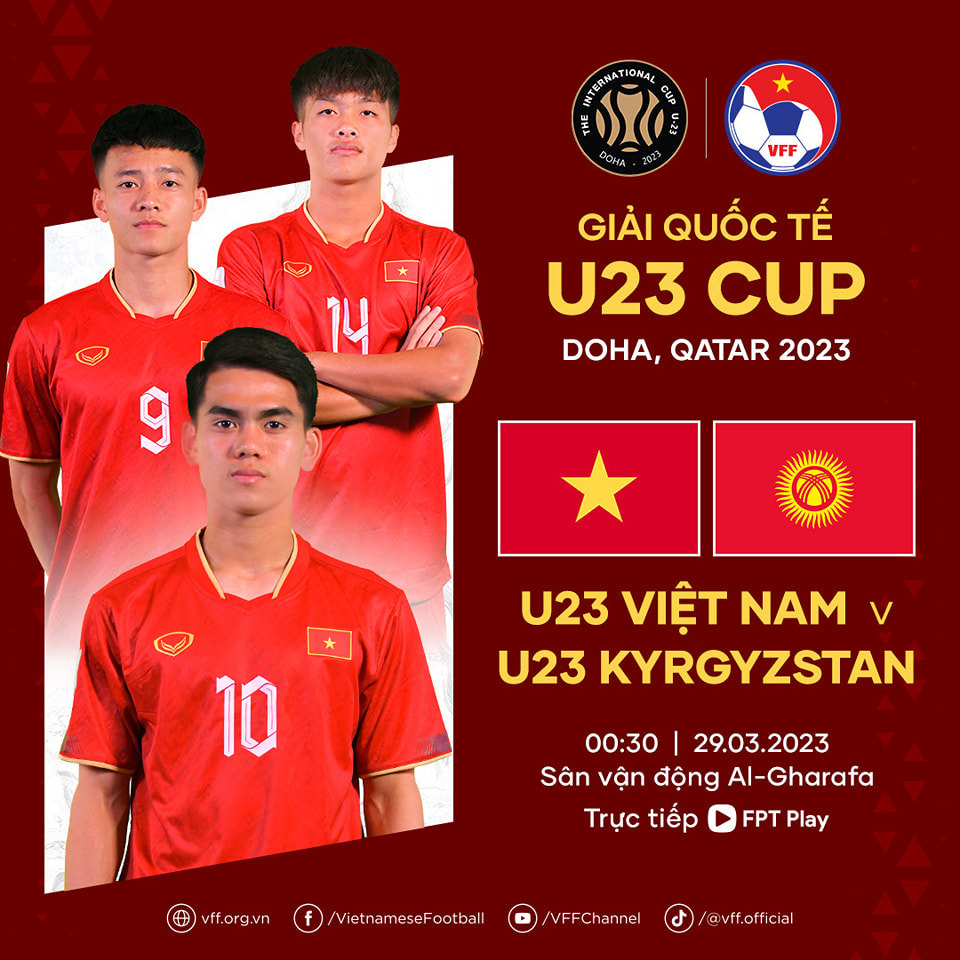 Trực tiếp U23 Việt Nam vs U23 Kyrgyzstan: Thêm màn thử nghiệm cho HLV Philippe Troussier - Ảnh 1
