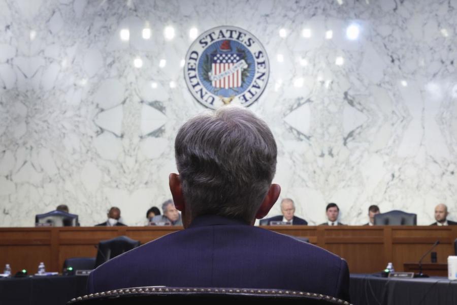 Tại một phiên điều trần của Ủy ban Các vấn đề về Ngân hàng, Nhà ở và Đô thị của Thượng viện Mỹ, tháng 6-2022 tại thủ đô Washington. Ảnh Getty Images