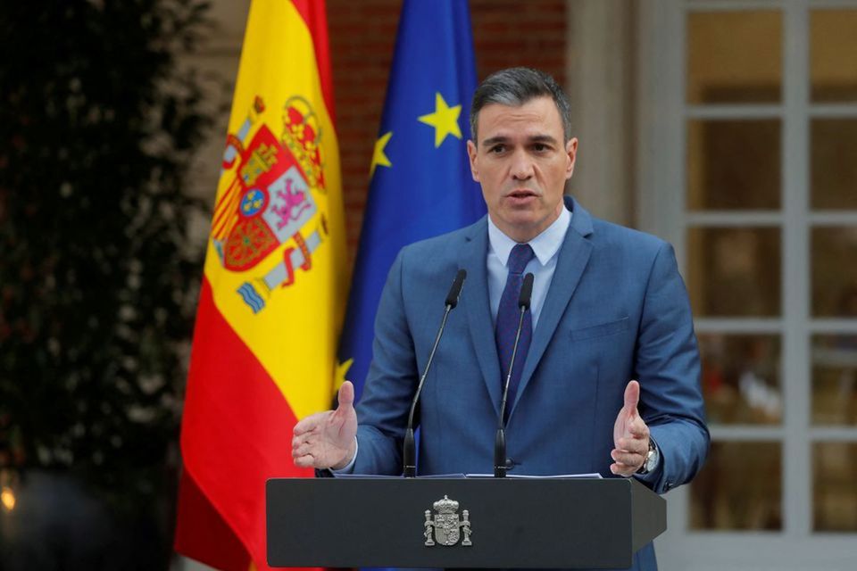 Thủ tướng T&acirc;y Ban Nha Pedro Sanchez. Ảnh: AP