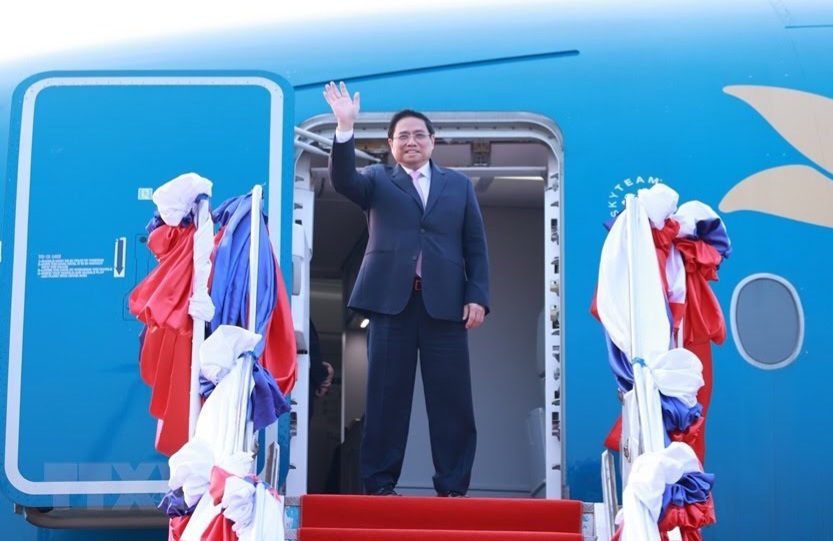 Thủ tướng Phạm Minh Chính kết thúc tốt đẹp chuyến công tác tại Lào - Ảnh 1
