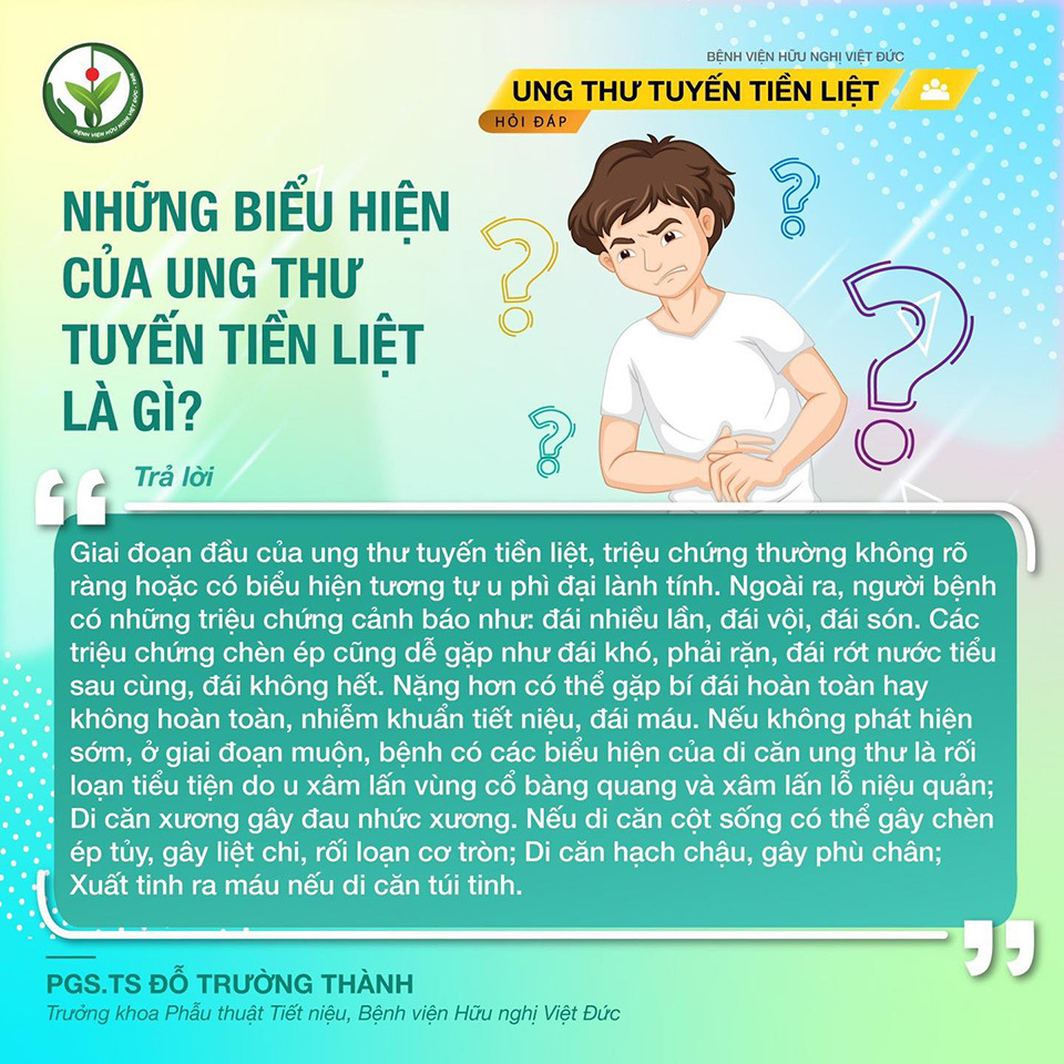 Ung thư tuyến tiền liệt ngày càng có xu hướng gia tăng - Ảnh 1