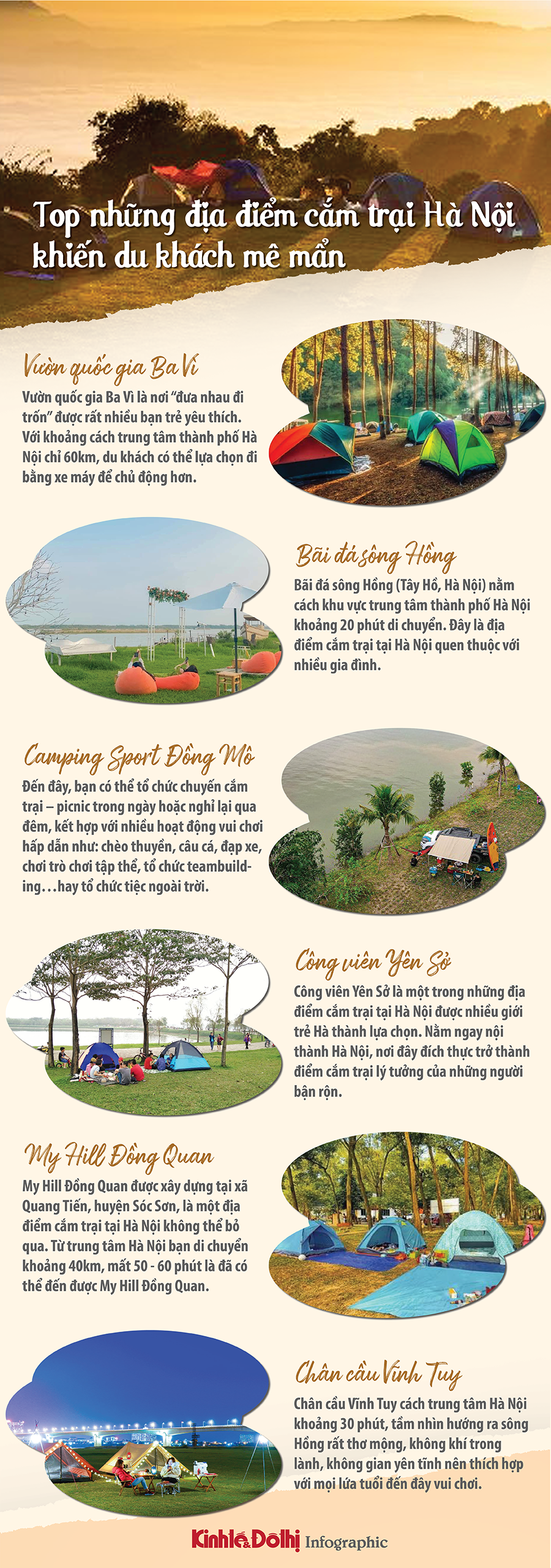 Top những địa điểm cắm trại tại Hà Nội khiến du khách mê mẩn - Ảnh 1
