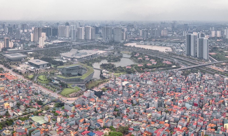 Quy hoạch chung xây dựng Thủ đô phải đảm bảo phát triển kinh tế, xã hội. Ảnh: Phú Đức